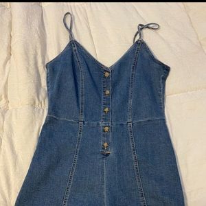 H&M denim romper